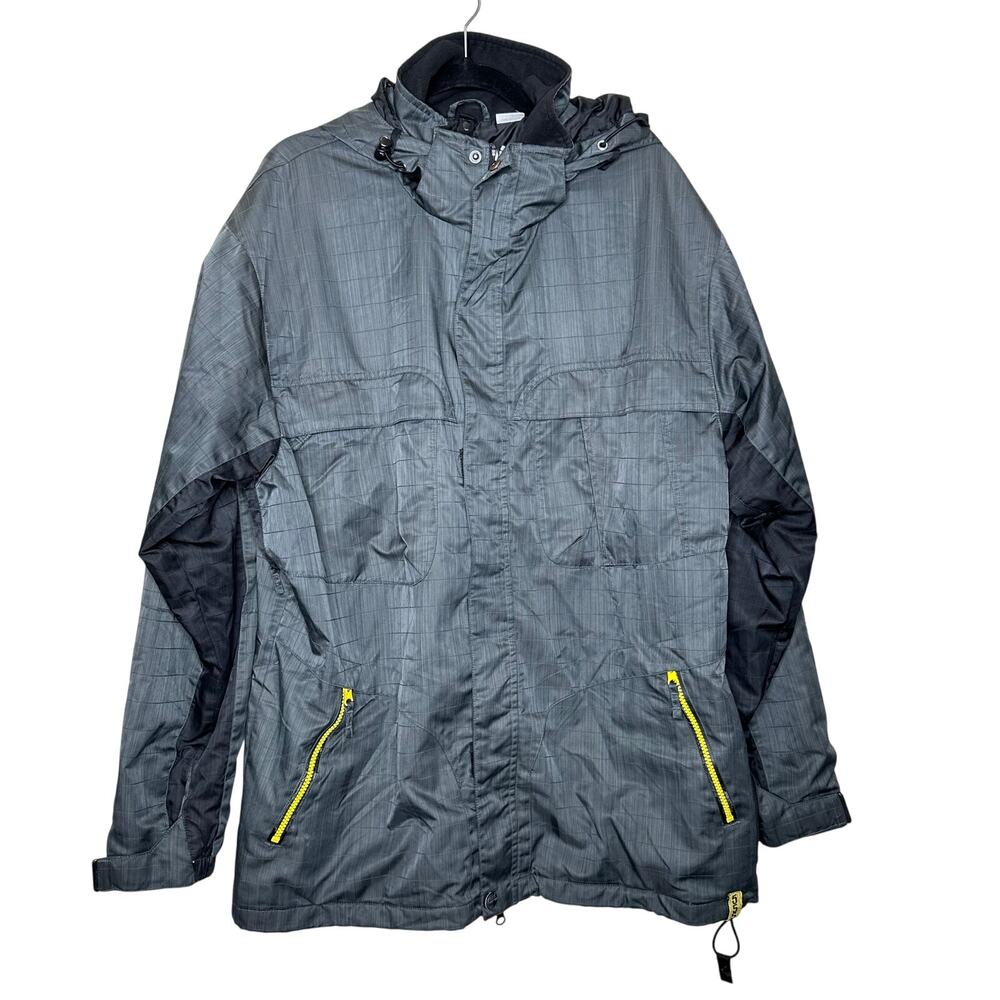 Triple Nickel 555 Snowboard Ski Jacket Coat Gray Print Size Large
